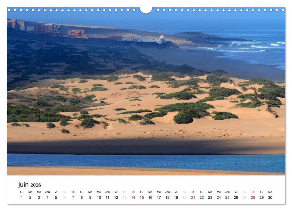 Maroc Au fil de l'eau (CALVENDO Calendrier mensuel 2026)