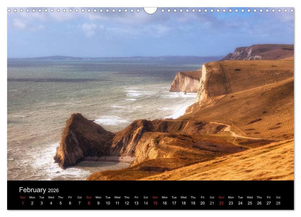 Jurassic Coast South England (CALVENDO Monthly Calendar 2026)