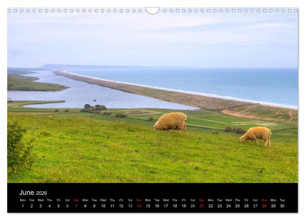 Jurassic Coast South England (CALVENDO Monthly Calendar 2026)