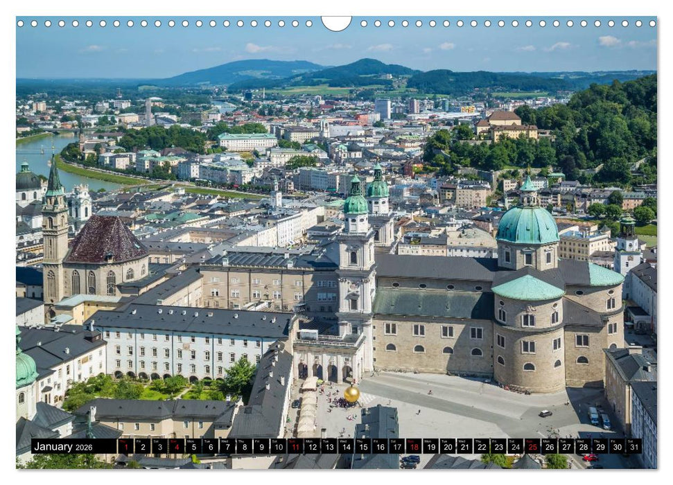 SALZBURG Lovely Old Town (CALVENDO Monthly Calendar 2026)