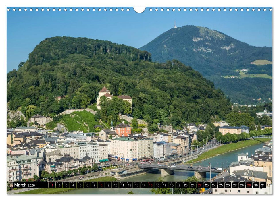 SALZBURG Lovely Old Town (CALVENDO Monthly Calendar 2026)