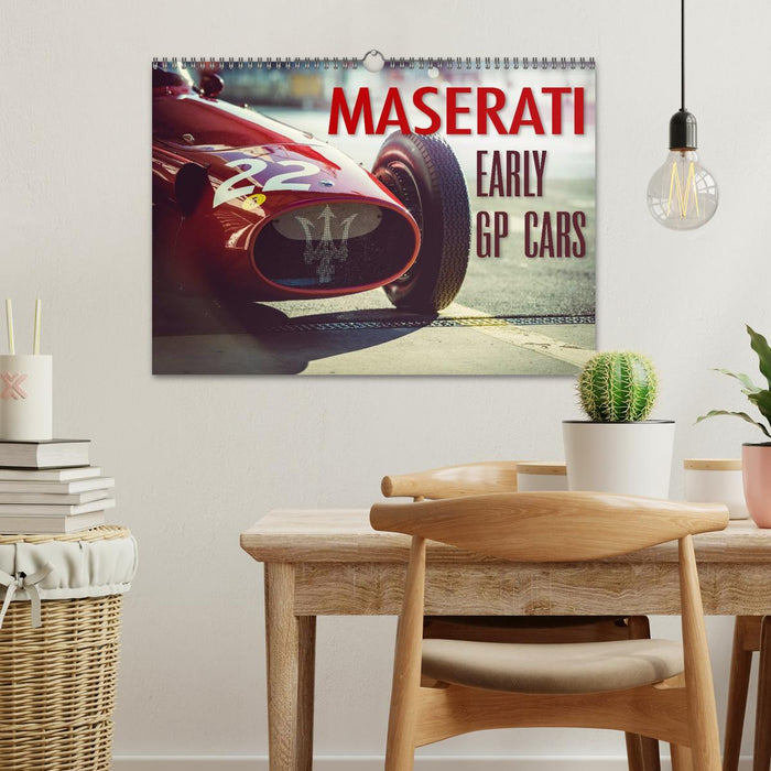 Maserati - Early GP Cars (CALVENDO Monthly Calendar 2026)