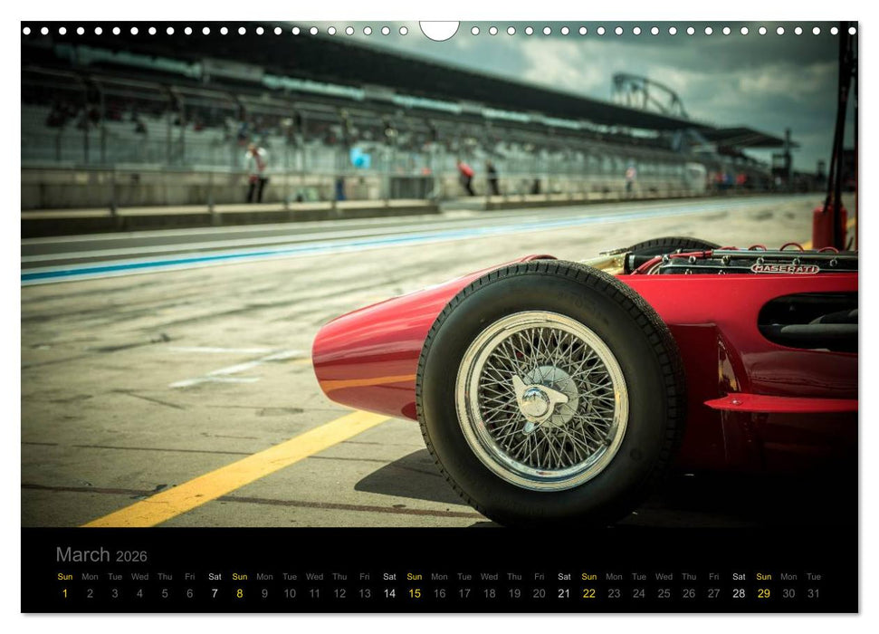 Maserati - Early GP Cars (CALVENDO Monthly Calendar 2026)