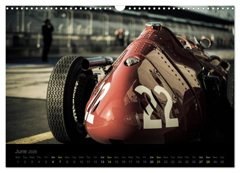 Maserati - Early GP Cars (CALVENDO Monthly Calendar 2026)