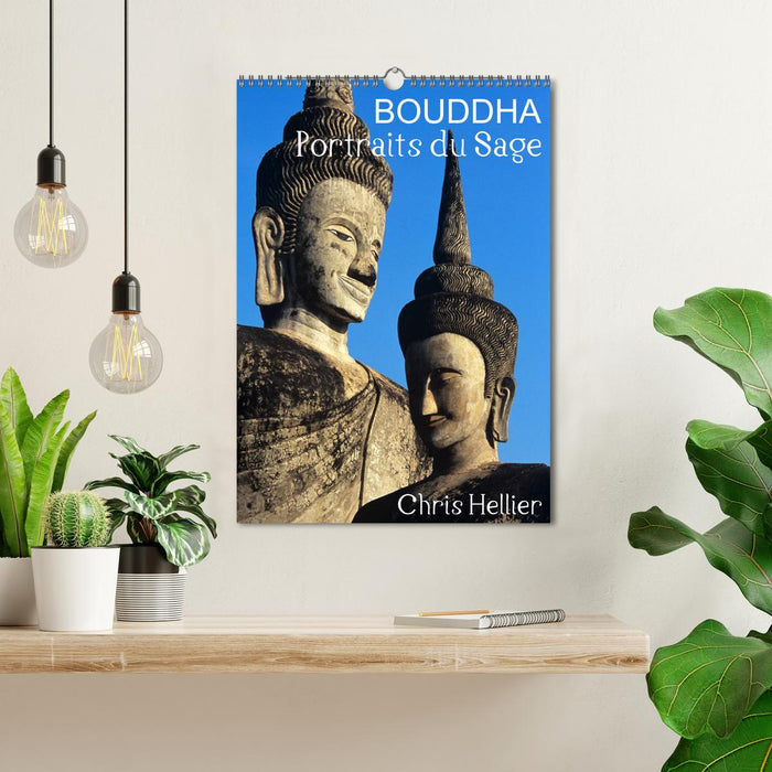 Bouddha Portraits du Sage (CALVENDO Calendrier mensuel 2026)