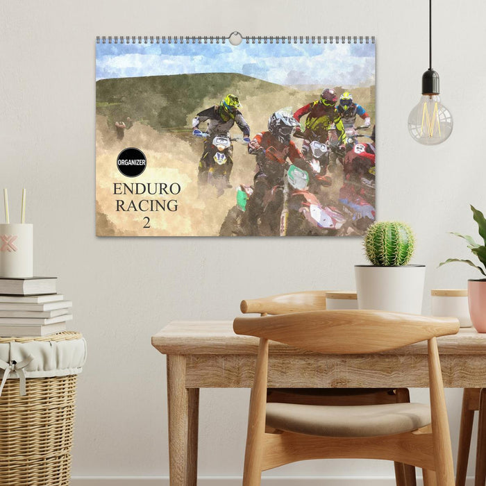 ENDURO RACING 2 (CALVENDO Monthly Calendar 2026)