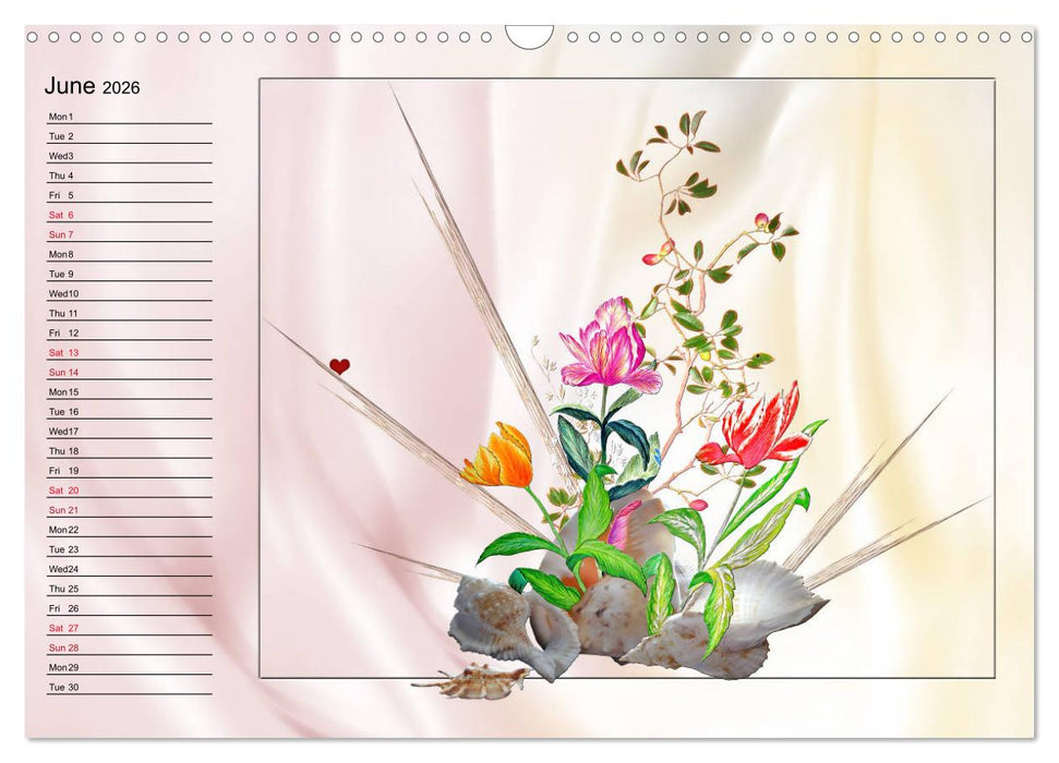 Enchanting Ikebana (CALVENDO Monthly Calendar 2026)
