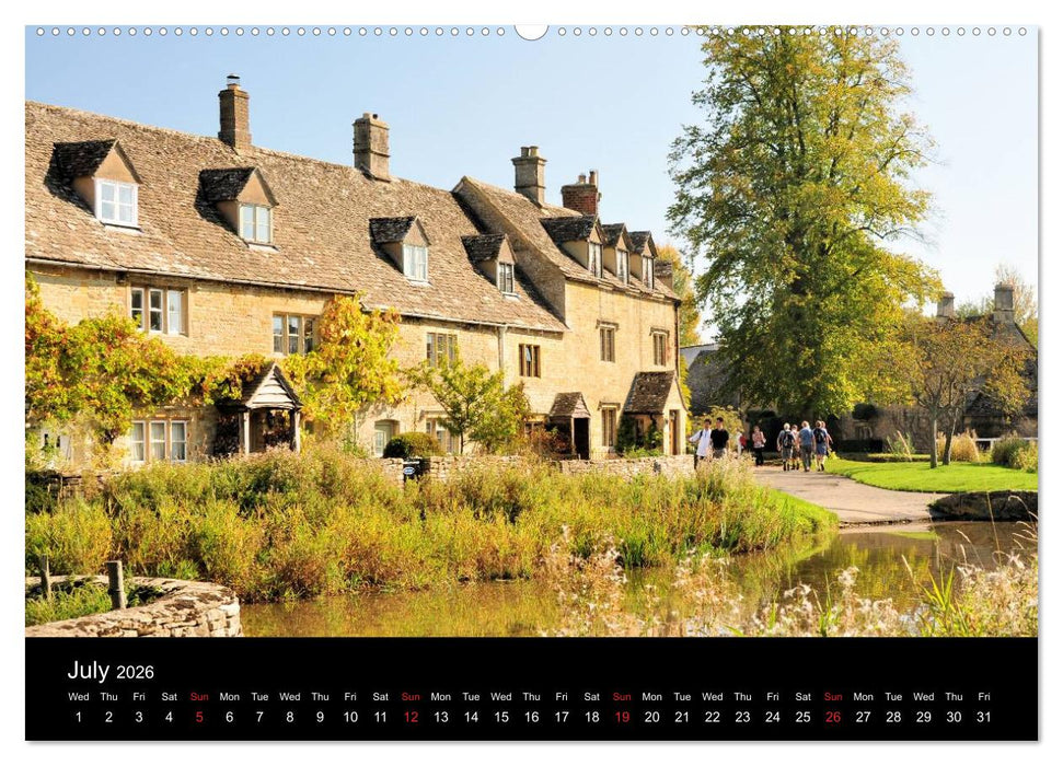 Cotswold Cottages (CALVENDO Premium-Calendar 2026)