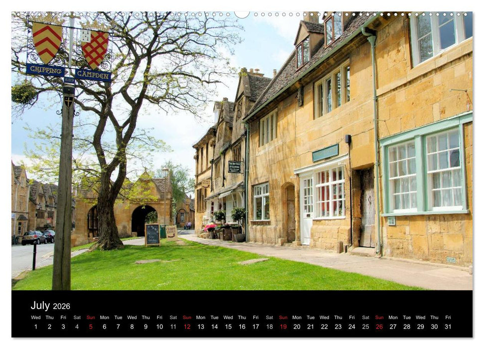 Cotswold Towns (CALVENDO Premium-Calendar 2026)