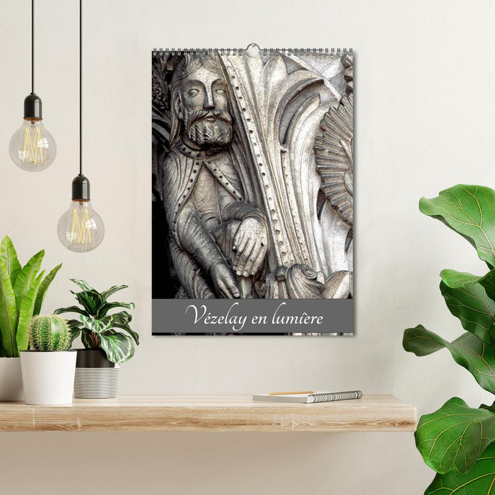 Vézelay en lumière (CALVENDO Calendrier mensuel 2026)