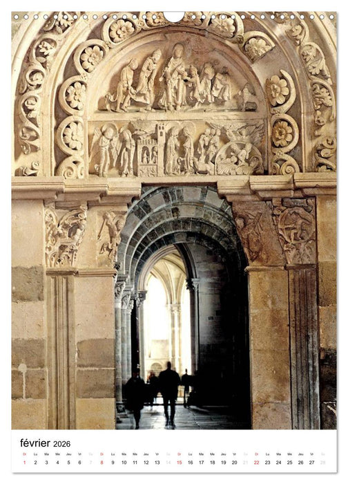 Vézelay en lumière (CALVENDO Calendrier mensuel 2026)