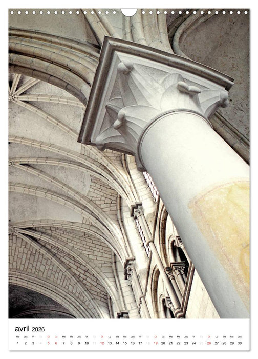 Vézelay en lumière (CALVENDO Calendrier mensuel 2026)