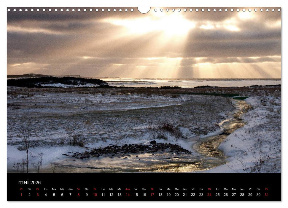 Saint-Pierre et Miquelon à l'état sauvage (CALVENDO Calendrier mensuel 2026)