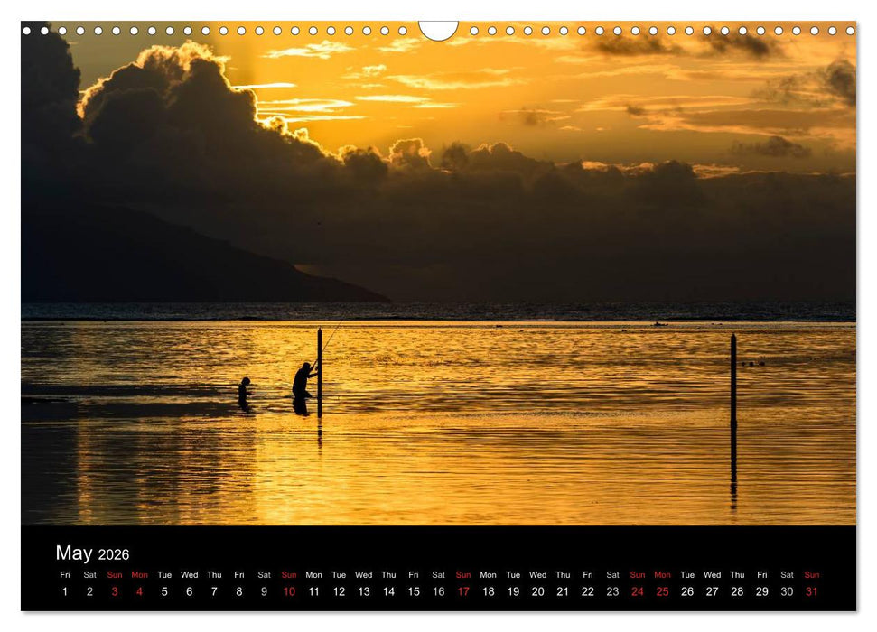 Bora Bora, Paradise islands (CALVENDO Monthly Calendar 2026)