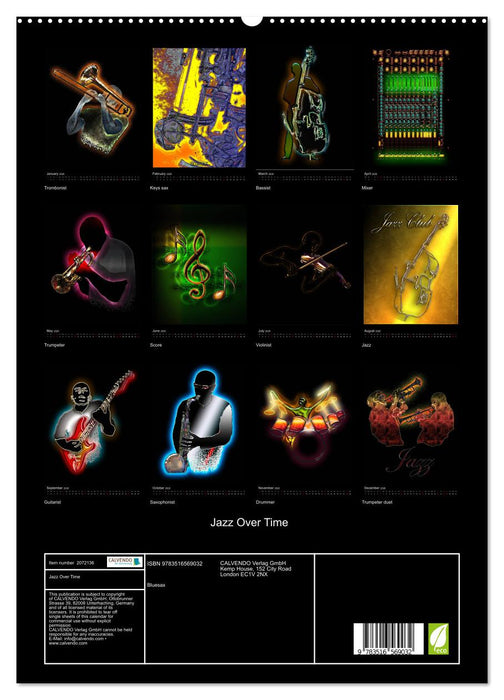 Jazz Over Time (CALVENDO Premium-Calendar 2026)
