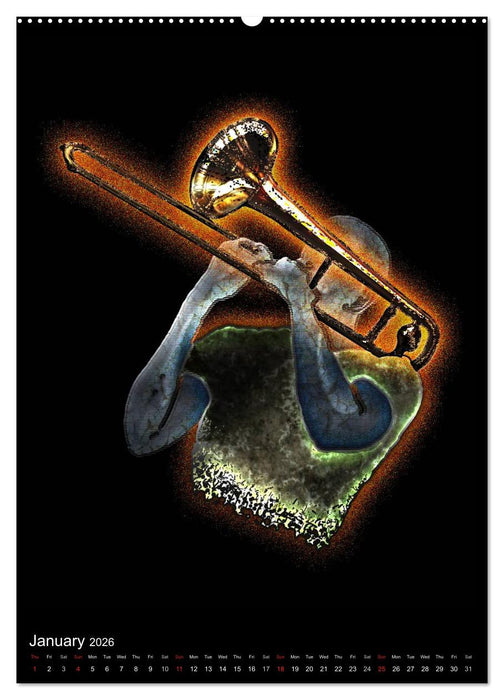 Jazz Over Time (CALVENDO Premium-Calendar 2026)