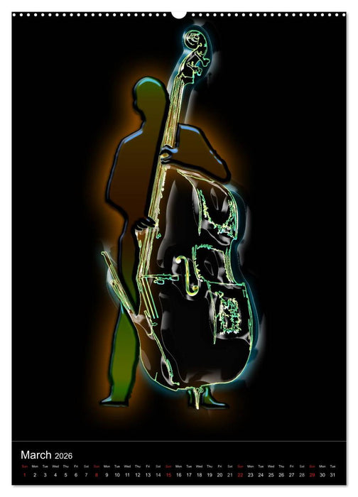 Jazz Over Time (CALVENDO Premium-Calendar 2026)