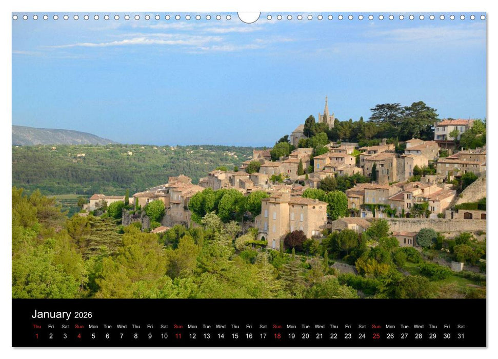 Villages of Provence (CALVENDO Monthly Calendar 2026)