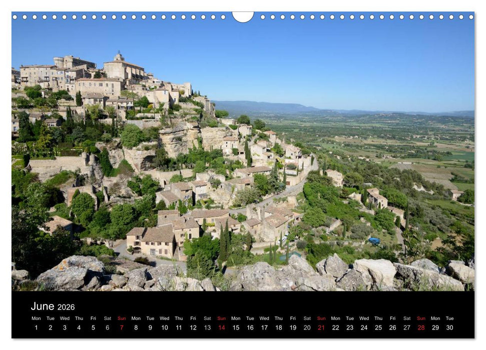 Villages of Provence (CALVENDO Monthly Calendar 2026)