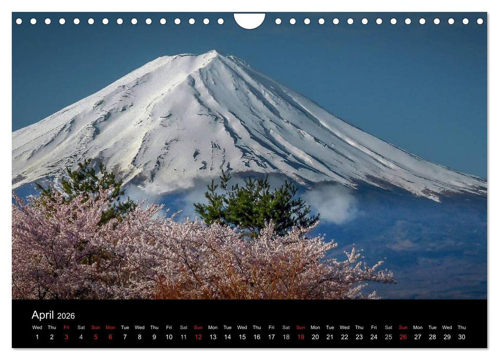 Mt. Fuji 2026 (CALVENDO Monthly Calendar 2026)