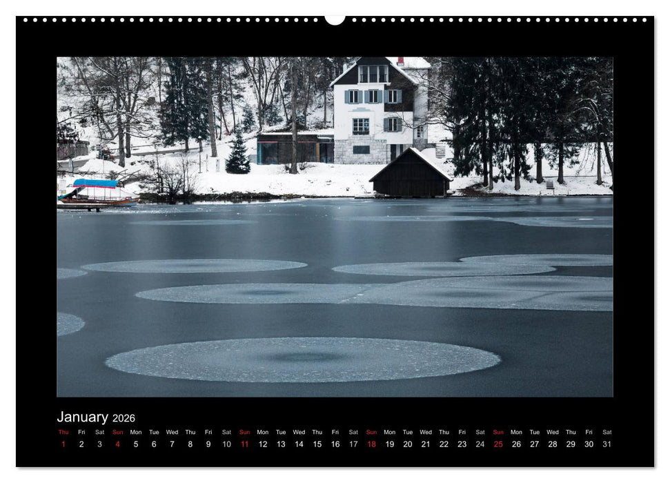 Lake Bled Slovenia (CALVENDO Premium-Calendar 2026)