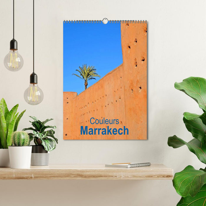 Couleurs Marrakech (CALVENDO Calendrier mensuel 2026)