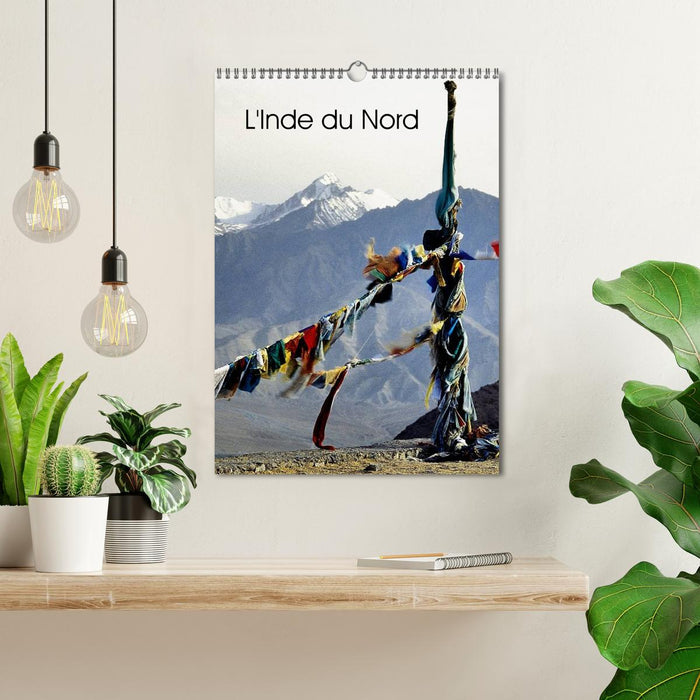 L'Inde du Nord (CALVENDO Calendrier mensuel 2026)