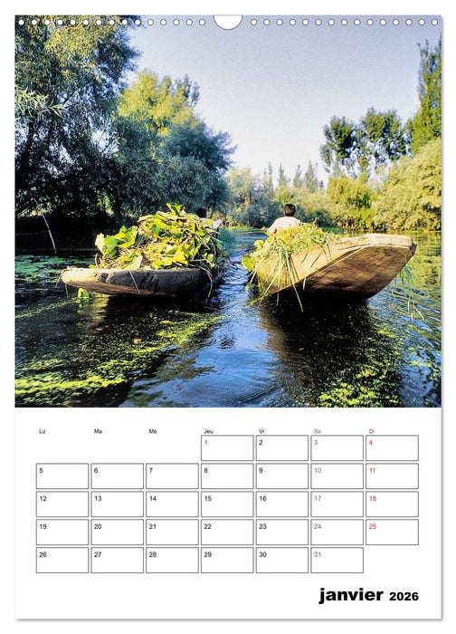 L'Inde du Nord (CALVENDO Calendrier mensuel 2026)