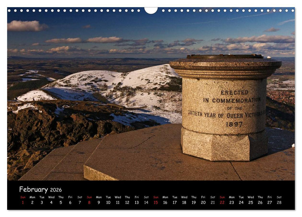 The Malvern Hills (CALVENDO Monthly Calendar 2026)
