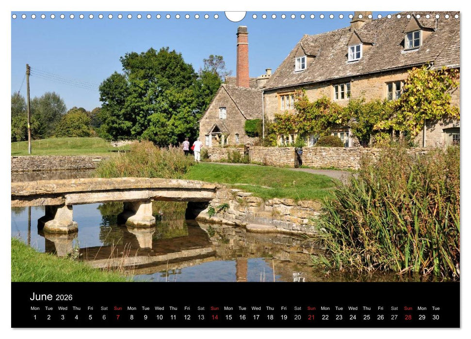 Cotswold Towns (CALVENDO Monthly Calendar 2026)