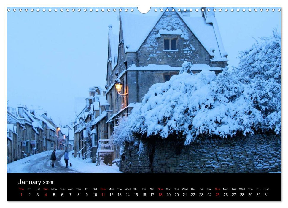Cotswold Cottages (CALVENDO Monthly Calendar 2026)