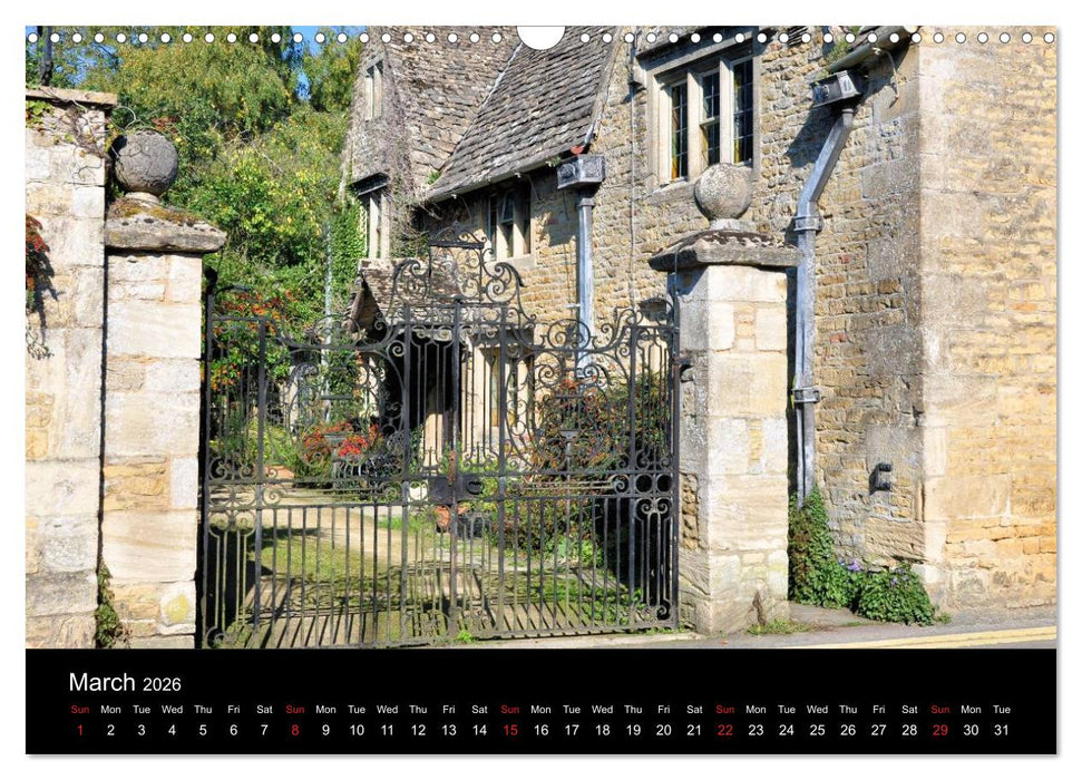 Cotswold Cottages (CALVENDO Monthly Calendar 2026)