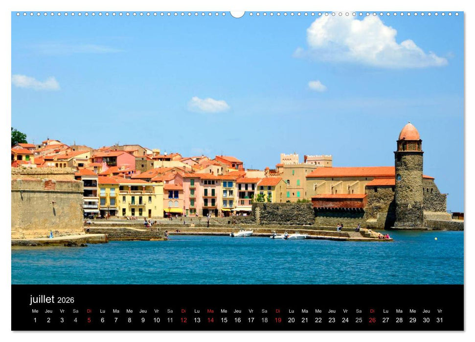 Le port de Collioure (CALVENDO Calendrier supérieur 2026)