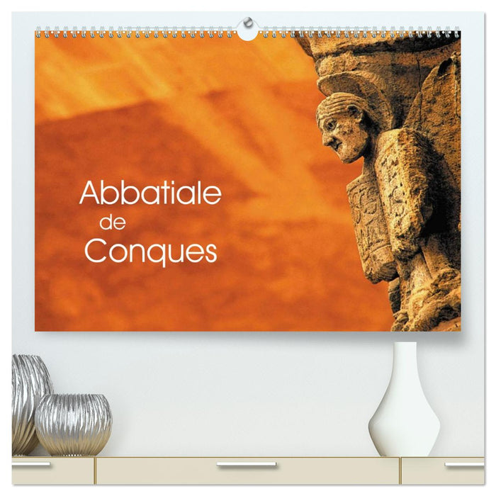Abbatiale de Conques (CALVENDO Calendrier supérieur 2026)