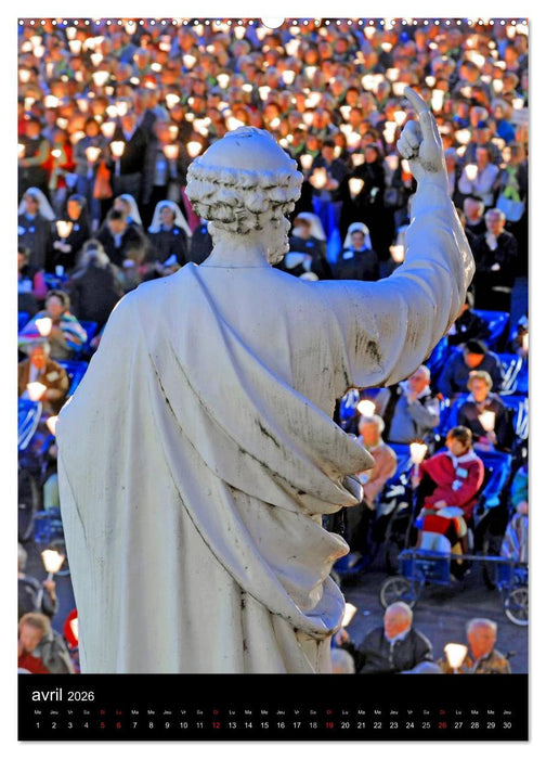 Lourdes en lumière (CALVENDO Calendrier supérieur 2026)