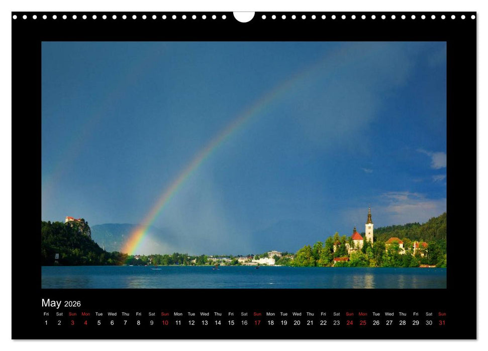 Lake Bled Slovenia (CALVENDO Monthly Calendar 2026)