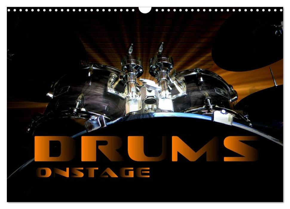 DRUMS ONSTAGE (CALVENDO Monthly Calendar 2026)