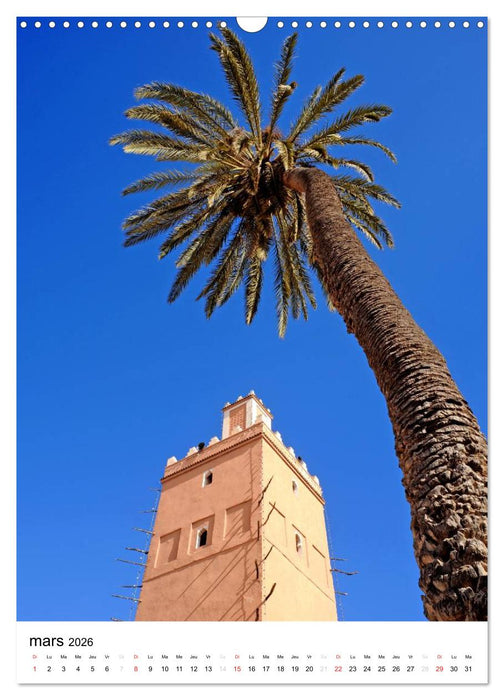 Couleurs MAROC (CALVENDO Calendrier mensuel 2026)