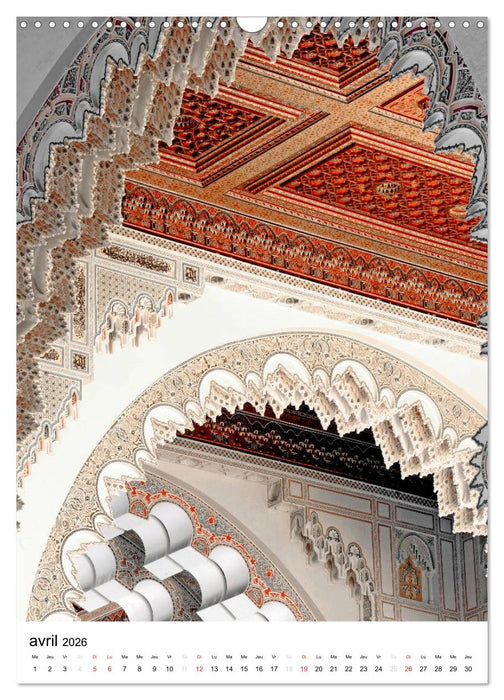 Couleurs MAROC (CALVENDO Calendrier mensuel 2026)