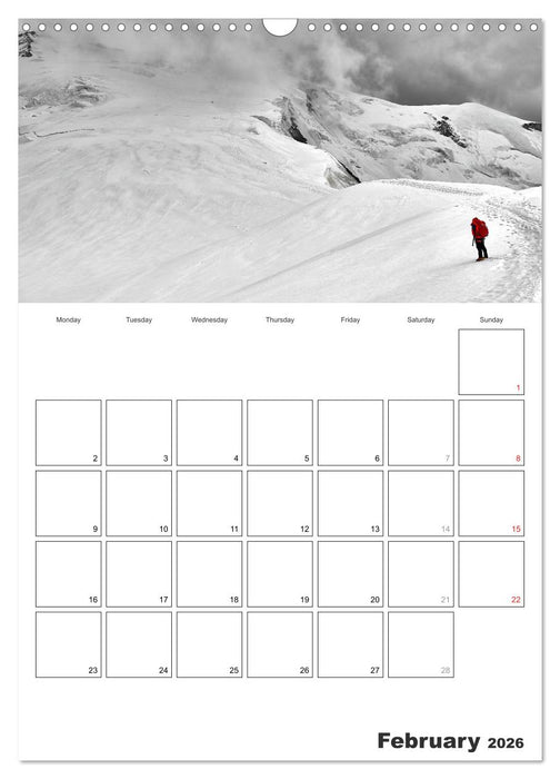 EXPLORING ALPS (CALVENDO Monthly Calendar 2026)