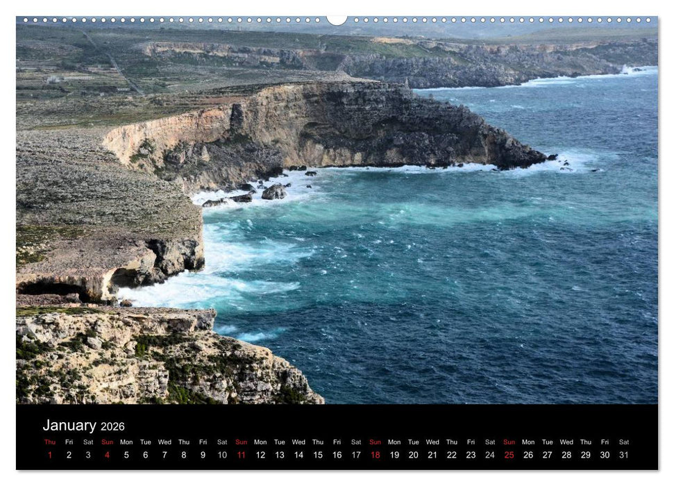 Malta Pearl of the Mediterranean (CALVENDO Premium-Calendar 2026)
