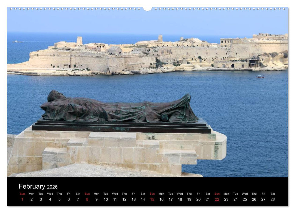 Malta Pearl of the Mediterranean (CALVENDO Premium-Calendar 2026)
