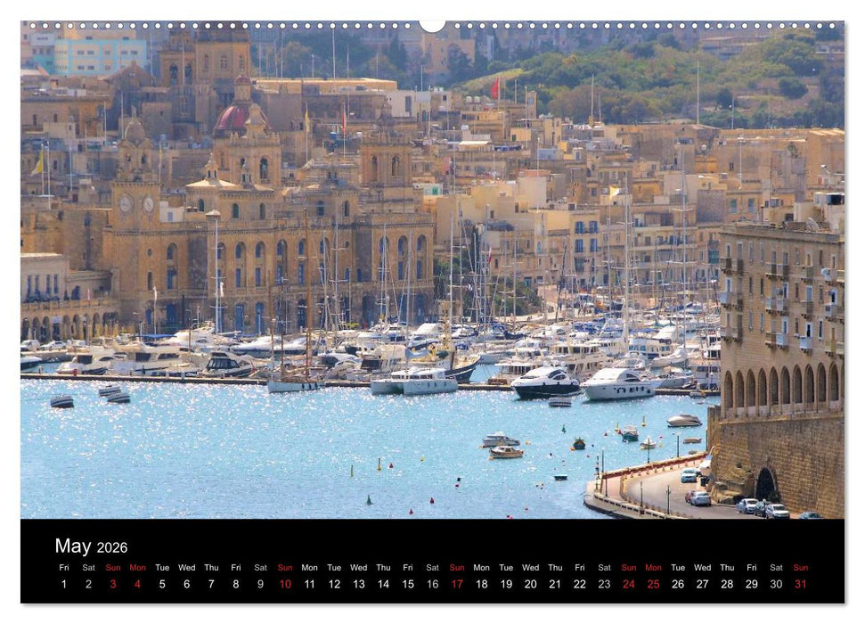 Malta Pearl of the Mediterranean (CALVENDO Premium-Calendar 2026)