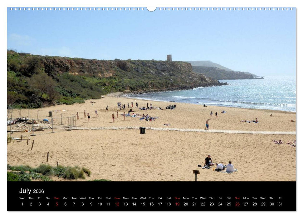 Malta Pearl of the Mediterranean (CALVENDO Premium-Calendar 2026)