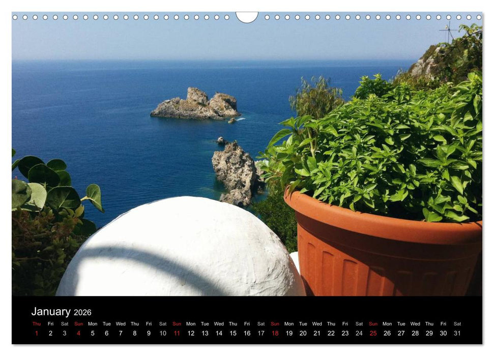 Corfu Dream Island (CALVENDO Monthly Calendar 2026)
