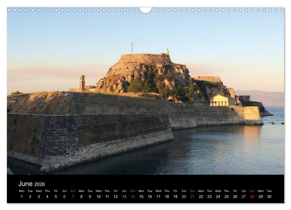 Corfu Dream Island (CALVENDO Monthly Calendar 2026)