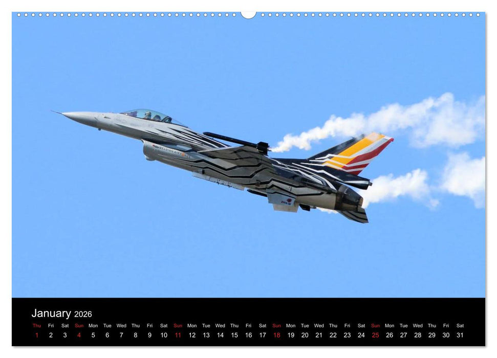 General Dynamics F-16 Fighting Falcon (CALVENDO Premium-Calendar 2026)