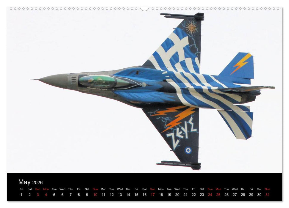 General Dynamics F-16 Fighting Falcon (CALVENDO Premium-Calendar 2026)