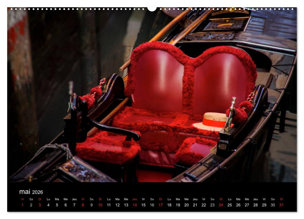 Venise Impressions (CALVENDO Calendrier supérieur 2026)