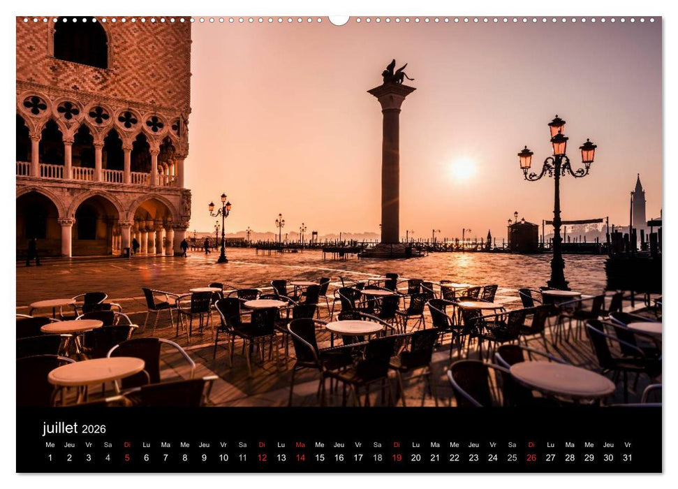 Venise Impressions (CALVENDO Calendrier supérieur 2026)